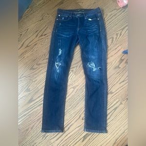 Express Blue Ripped Jeans